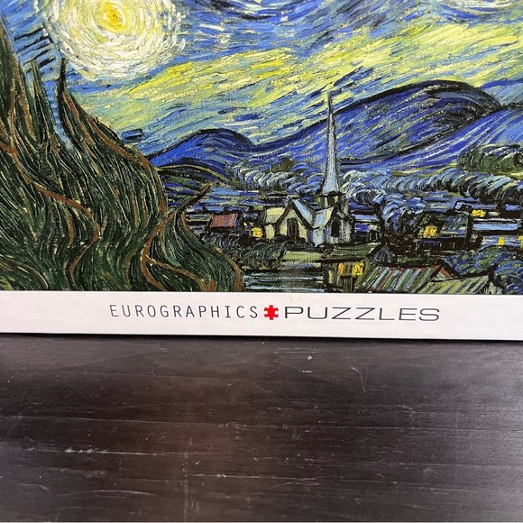 Eurographics 1000pc Van Gogh Starry Night Jigsaw Puzzle Fine Art Collection - Picture 5 of 11